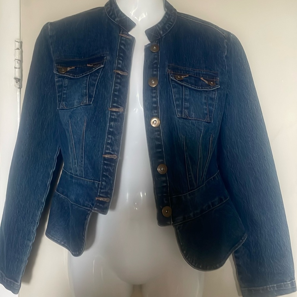 Classy French Cuff denim jacket